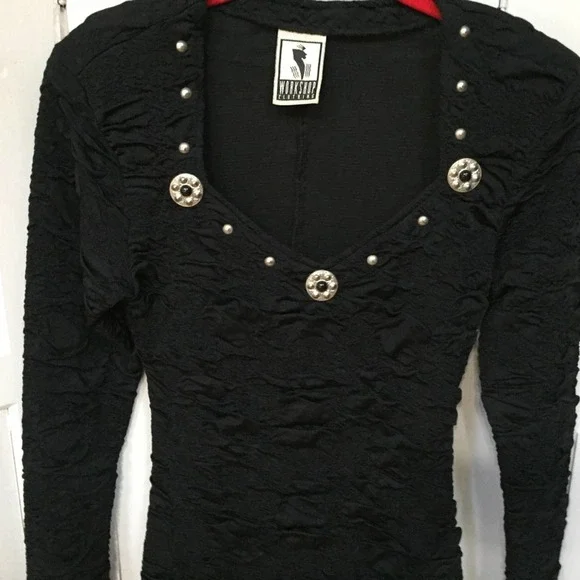 Workshop Clothing Goth Style Embellished Dress - Picture 4 of 15